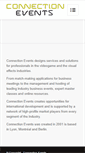 Mobile Screenshot of connection-events.com